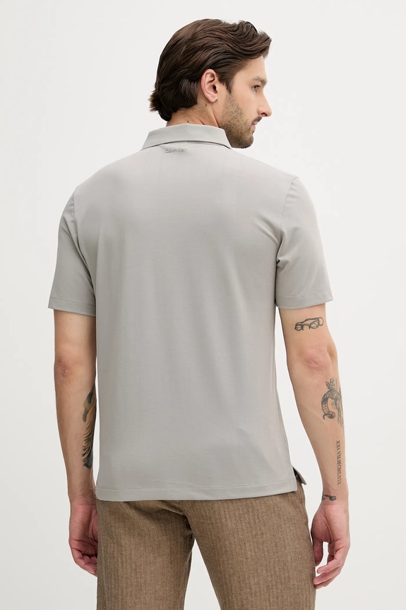 Ρούχα Πόλο Calvin Klein LV04LB220G γκρί