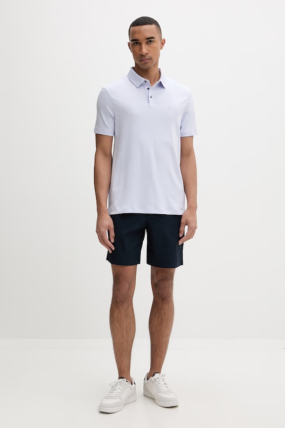 Calvin Klein Polo bărbați din bumbac LV04LB276G violet SS26
