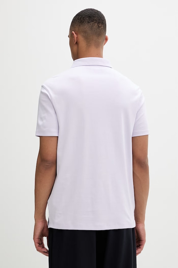 Îmbrăcăminte Calvin Klein polo bărbătesc din bumbac LV04LB276G violet