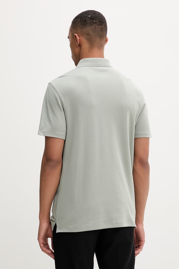 Îmbrăcăminte Calvin Klein polo bărbătesc din bumbac LV04LB276G verde