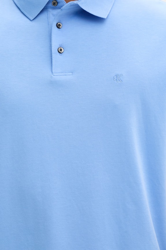 Calvin Klein polo bărbați din bumbac LV04LB276G albastru
