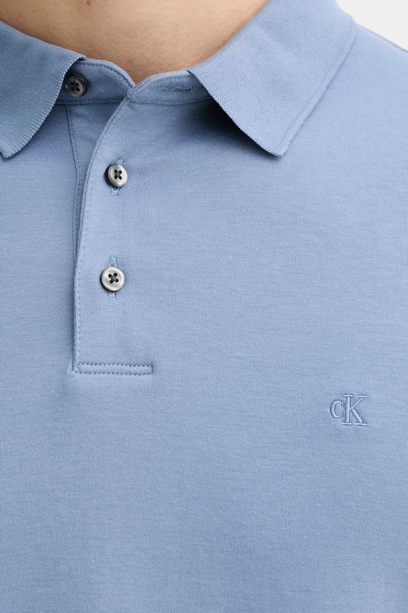Calvin Klein polo tričko pánske bavlnené LV04LB276G fialová