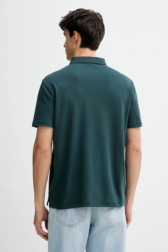 Oblečenie Calvin Klein polo tričko pánske bavlnené LV04LB276G zelená