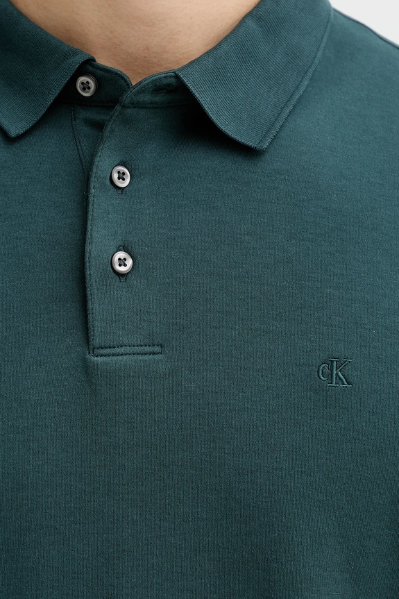 Calvin Klein polo tričko pánske bavlnené LV04LB276G zelená