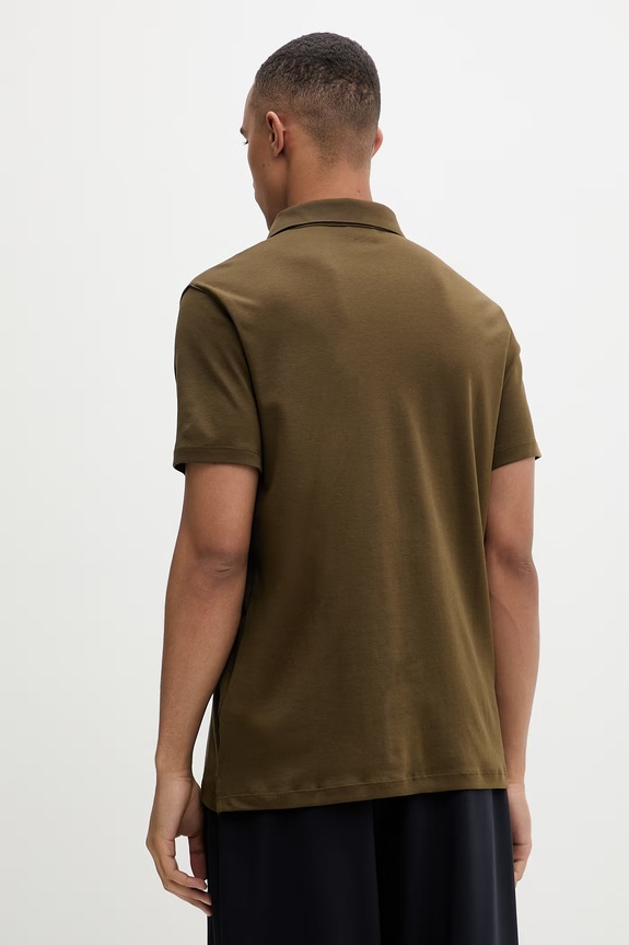 Îmbrăcăminte Calvin Klein polo bărbați din bumbac LV04LB276G verde