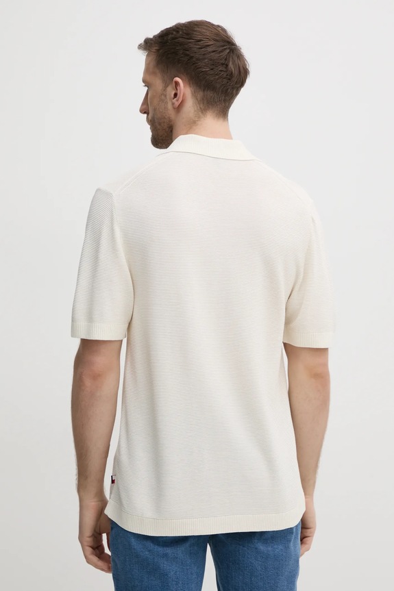 Odzież Tommy Hilfiger polo UM0UM03528 beżowy