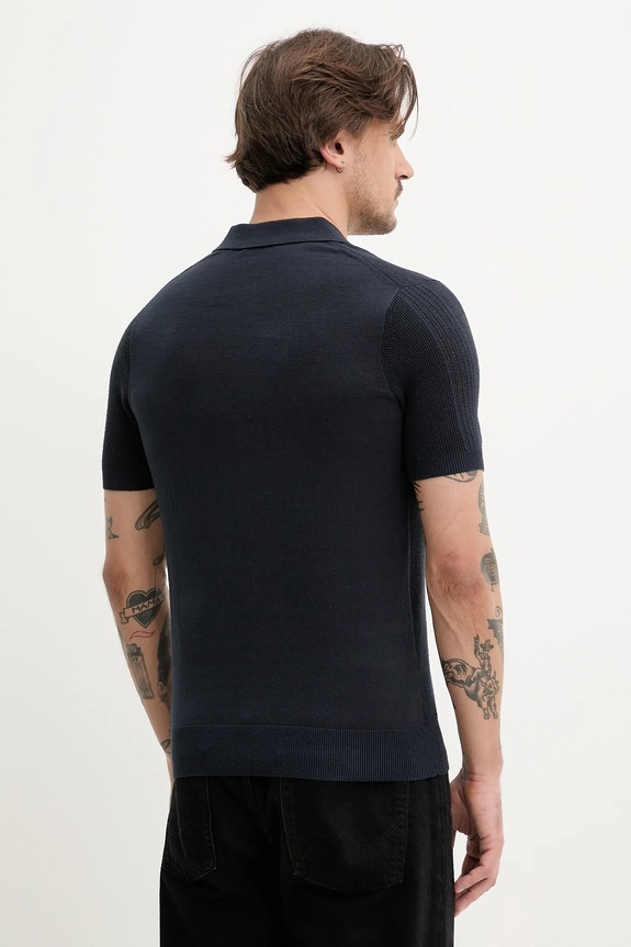 Odzież Superdry polo M1110390A.98T granatowy