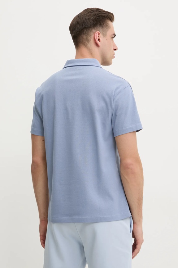 Odzież Calvin Klein Jeans polo bawełniane J30J327240 niebieski
