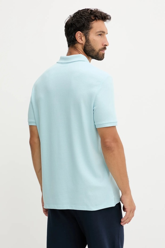 Ρούχα Calvin Klein Jeans πόλο ανδρικό βαμβακερό LV040EM269 μπλε