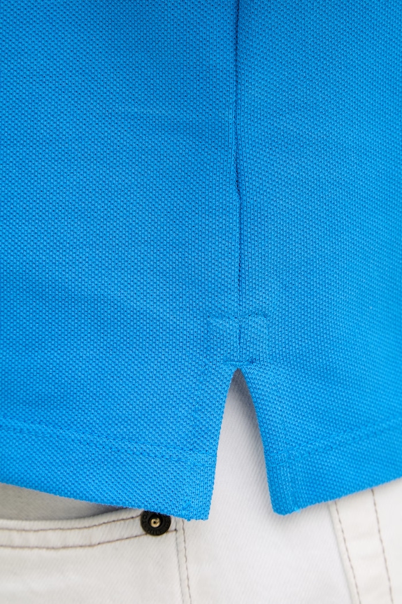 Calvin Klein Jeans Тениска с яка мъжка памучна LV040EM269