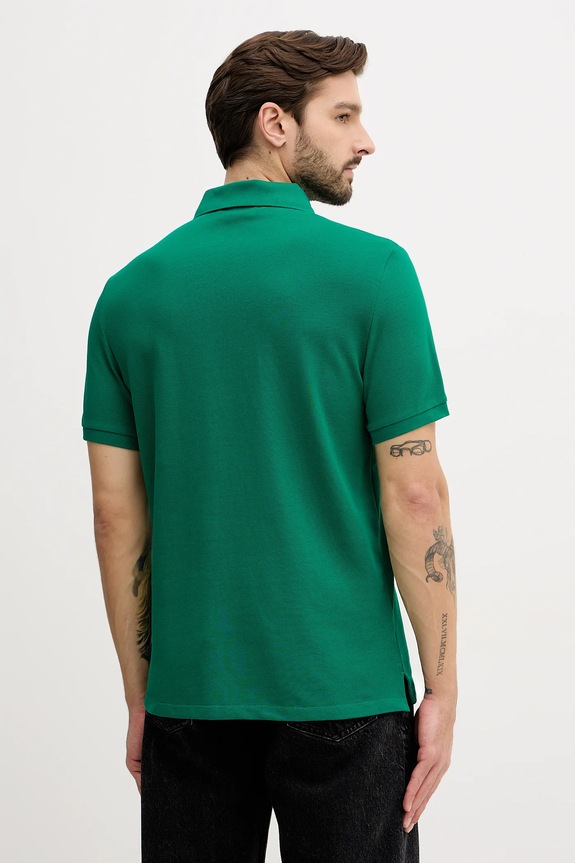 Oblečení Calvin Klein Jeans polo pánské bavlněné LV040EM269 zelená