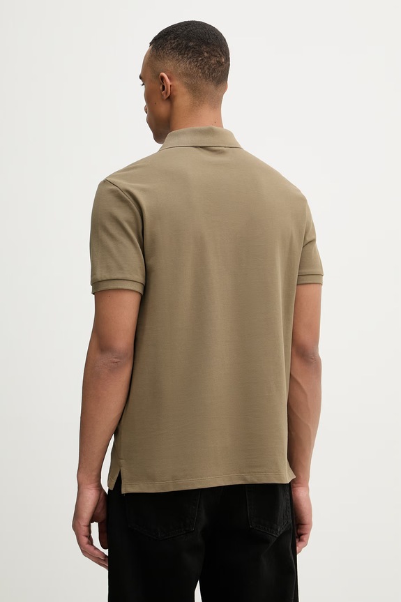 Oblečení Calvin Klein Jeans polo pánské bavlněné LV040EM269 zelená