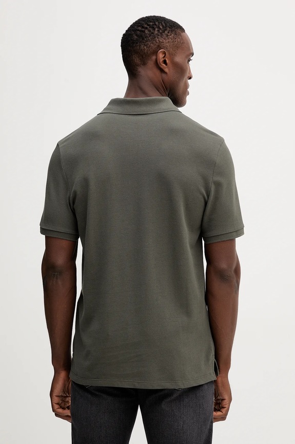Ρούχα Calvin Klein Jeans Πόλο Ανδρικό βαμβακερό LV040EM269 γκρί