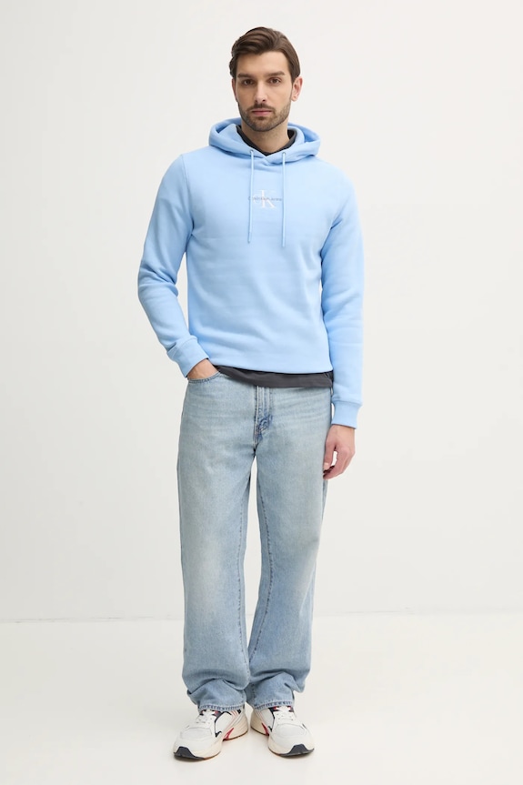 Polo majica Calvin Klein Jeans J30J327534 siva SS25