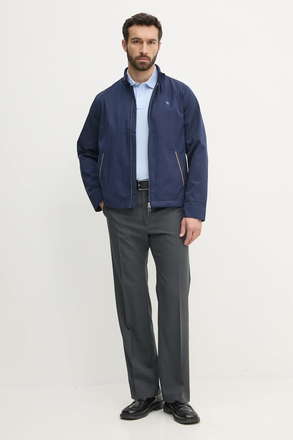 Βαμβακερό μπλουζάκι πόλο Tommy Hilfiger MW0MW33167 μπλε AW25