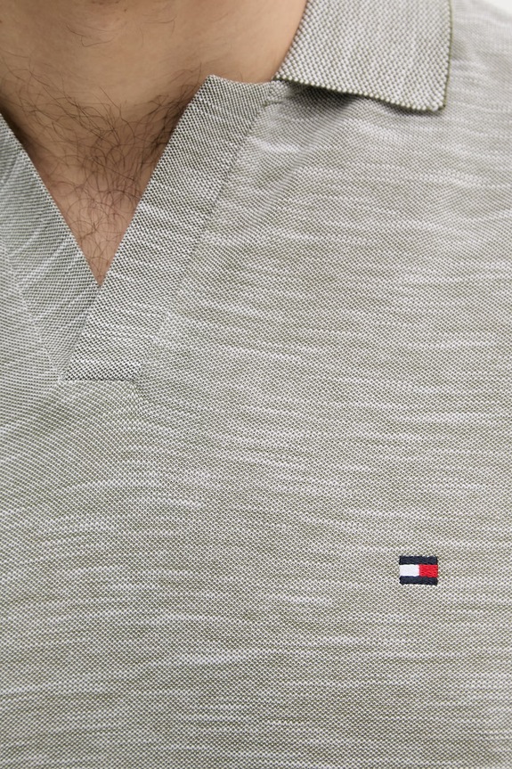 Tommy Hilfiger polo bărbătesc din bumbac MW0MW38482 verde