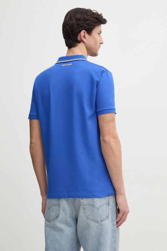Дрехи Тениска с яка Red Bull Racing x Pepe Jeans TIPPED LOGO POLO RM540013 виолетов