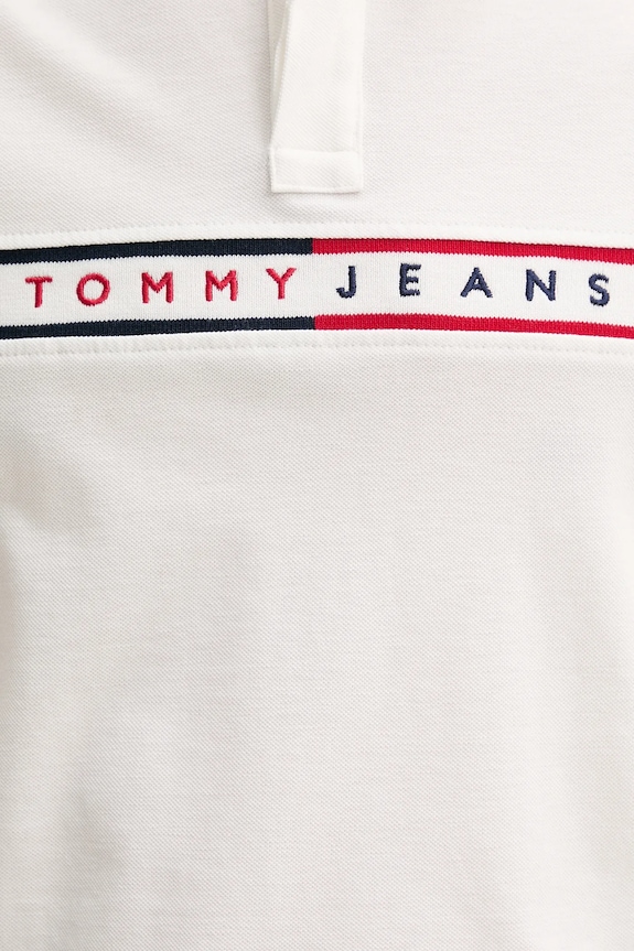 Tommy Jeans polo bawełniane DM0DM20916 biały