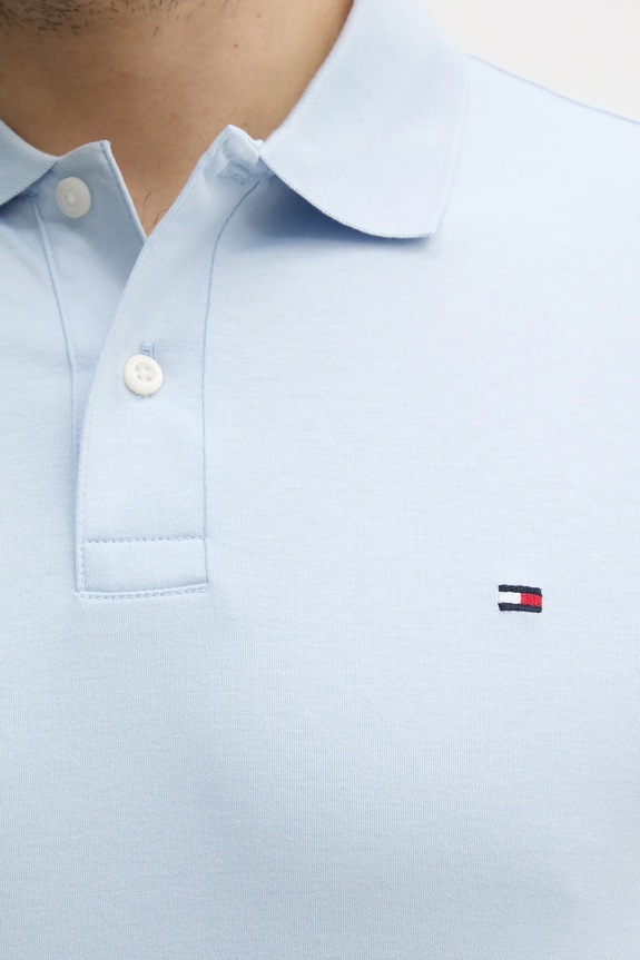 Tommy Hilfiger polo tričko pánske bavlnené MW0MW39994 modrá