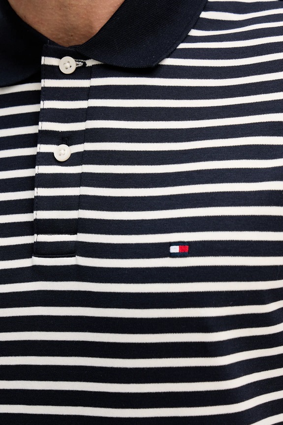 Tommy Hilfiger Polo bărbătesc din bumbac MW0MW39994 bleumarin