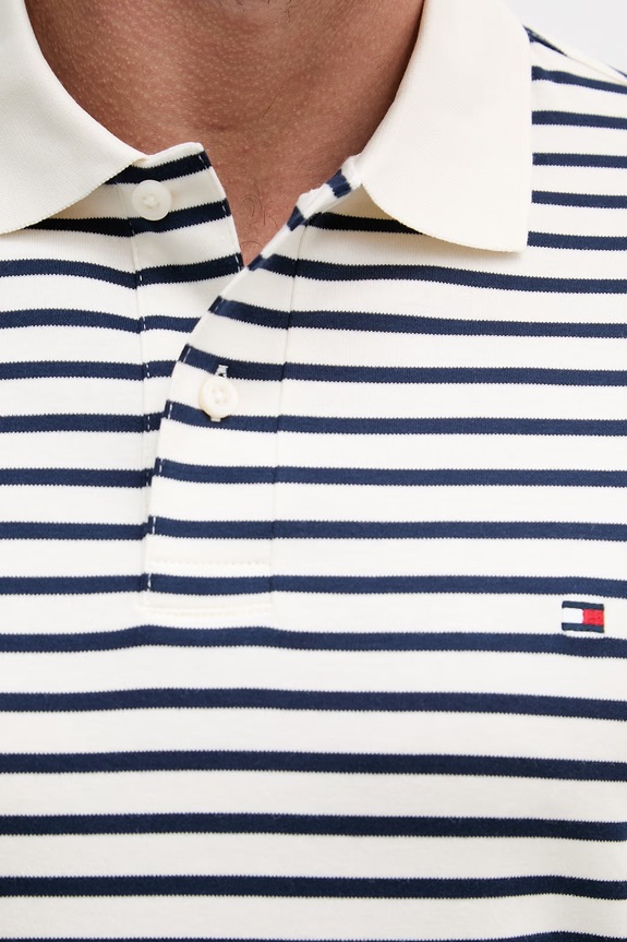 Tommy Hilfiger polo majica moška bombažna MW0MW39994 mornarsko modra