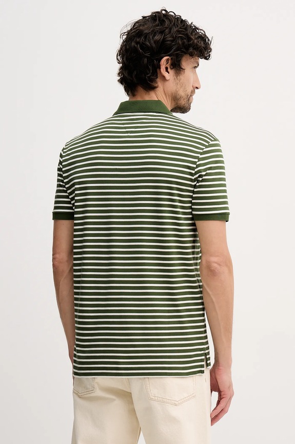 Îmbrăcăminte Tommy Hilfiger polo bărbați bumbac MW0MW39994 verde