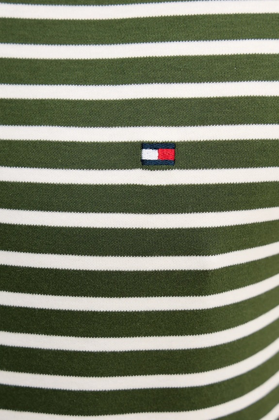 Tommy Hilfiger polo bărbați bumbac MW0MW39994 verde