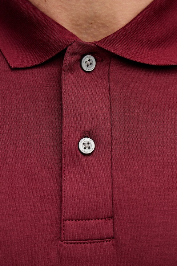 Tommy Hilfiger polo tričko pánske bavlnené MW0MW39994 burgundské