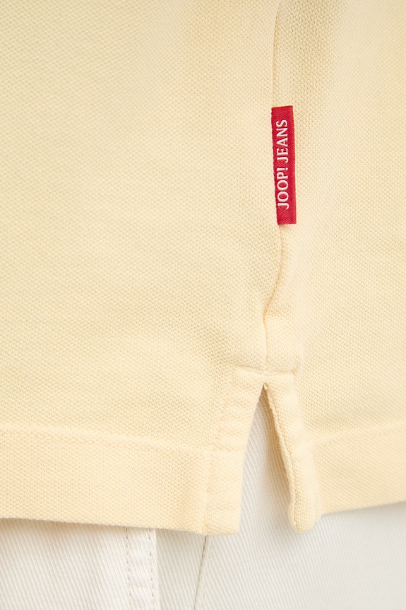 Joop! polo męskie bawełniane z elastanem 30045619 żółty