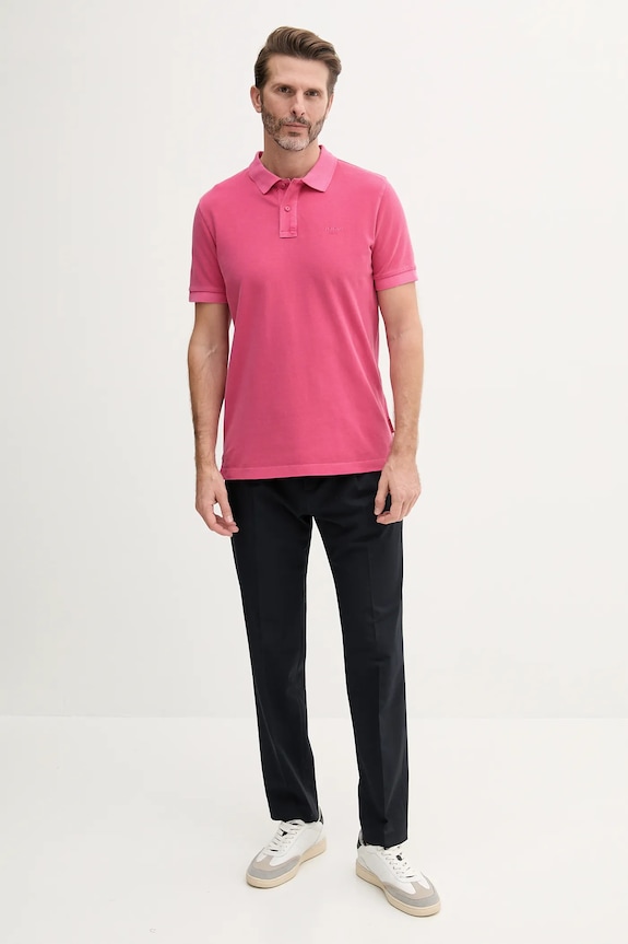 Joop! polo bărbătesc din bumbac cu elastan 30045619 roz SS26
