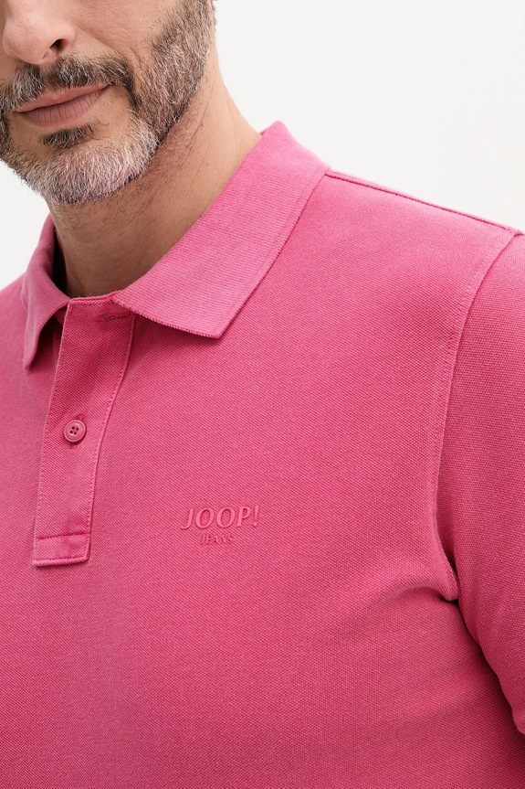 Joop! polo bărbătesc din bumbac cu elastan roz 30045619