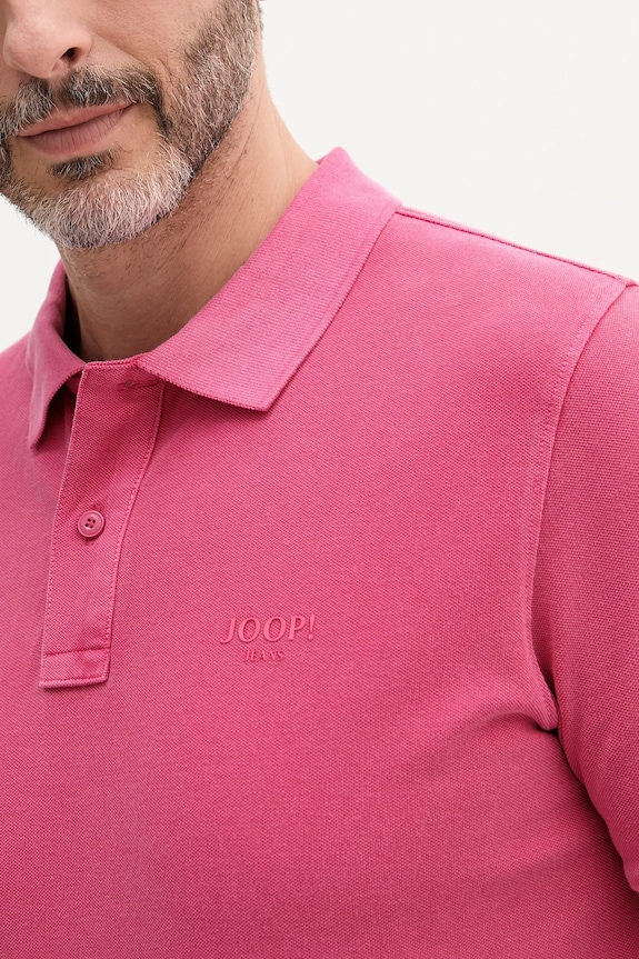 Joop! polo bărbătesc din bumbac cu elastan roz 30045619