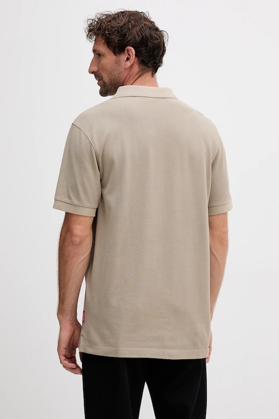 Oblečení Joop! polo pánské bavlněné s elastanem 30045619 béžová