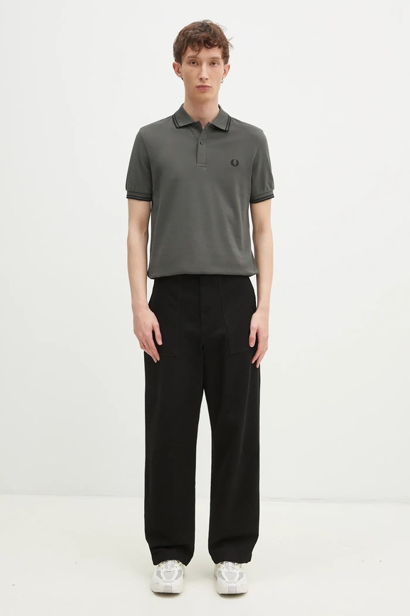 Fred Perry cotton polo shirt M3600.U70 green