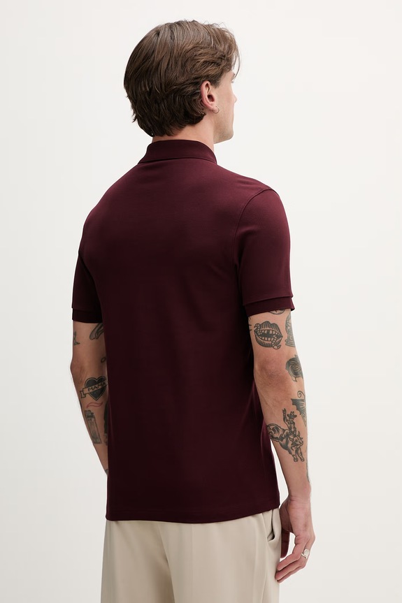 Oblečenie Bavlnené polo tričko Fred Perry M6000.597 burgundské