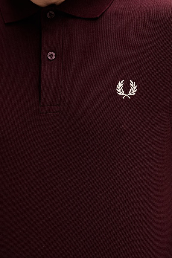 Bavlnené polo tričko Fred Perry M6000.597 burgundské