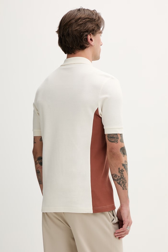 Odzież Fred Perry polo bawełniane M9875.760 beżowy