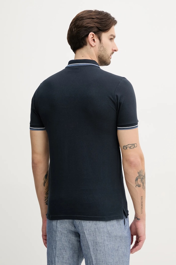 Odjeća Pamučna polo majica Lindbergh 30.404010.NAVY mornarsko plava