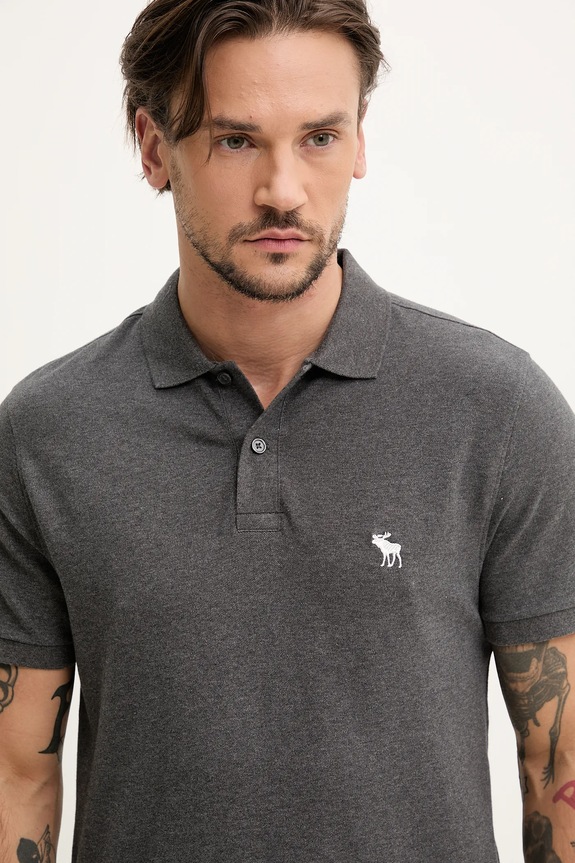 Abercrombie & Fitch polo szary KI124.5182.130