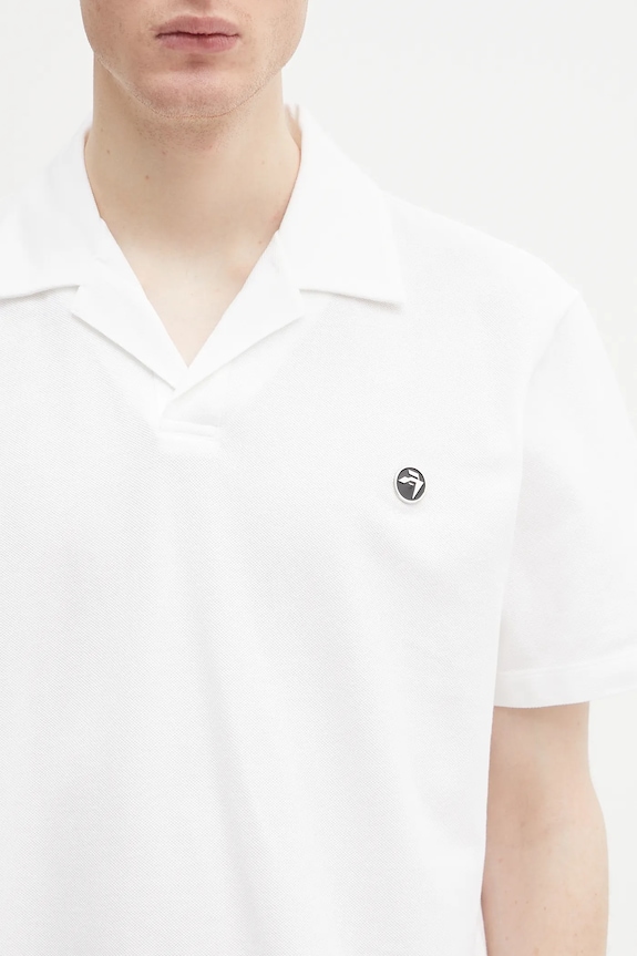 Bavlnené polo tričko AMBUSH Polo Shirt biela 12115323