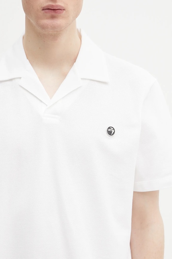 AMBUSH polo bawełniane Polo Shirt biały 12115323