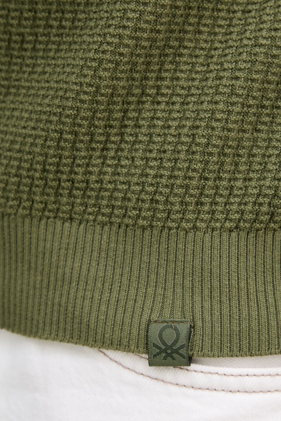 United Colors of Benetton polo de bumbac 1198U301H verde