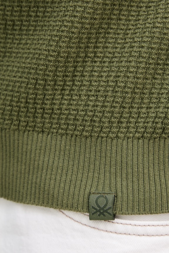 United Colors of Benetton polo de bumbac 1198U301H verde