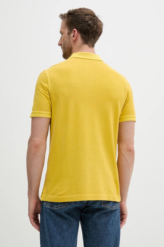 Ruházat United Colors of Benetton pamut póló 3089U302D sárga