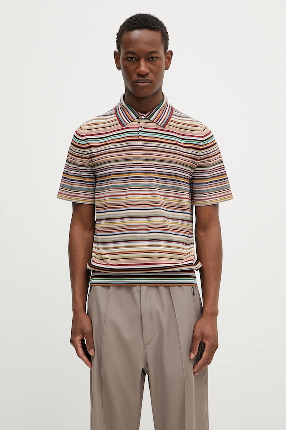 Bombažen polo Paul Smith Vzorčasti pisana M1R.270Y.P02682