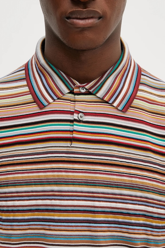 Bombažen polo Paul Smith pisana M1R.270Y.P02682