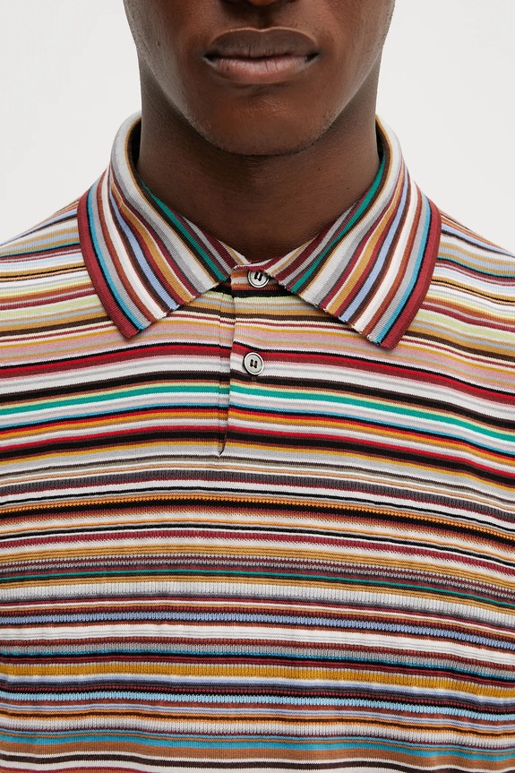 Bavlněné polo tričko Paul Smith vícebarevná M1R.270Y.P02682
