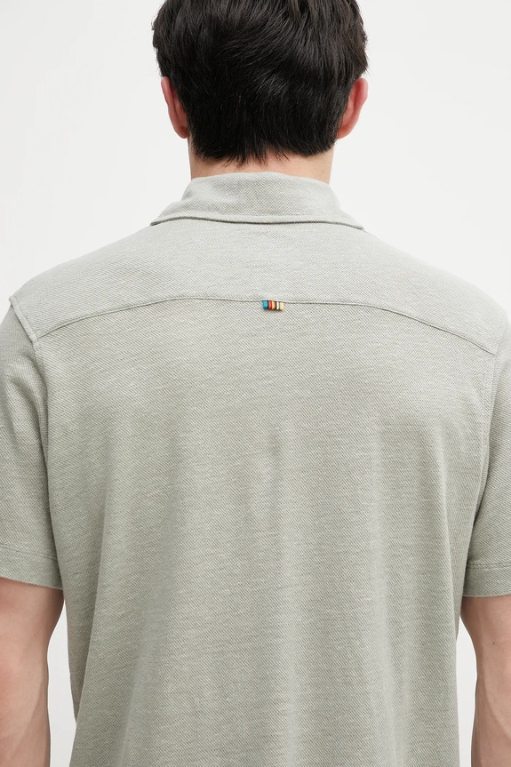 Paul Smith polo in lino grigio M1R.446Z.P01764
