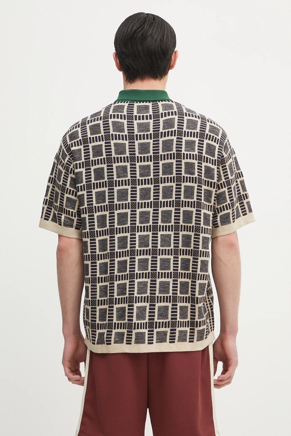 Clothing adidas Originals polo shirt x Brain Dead Dead JN7151 brown