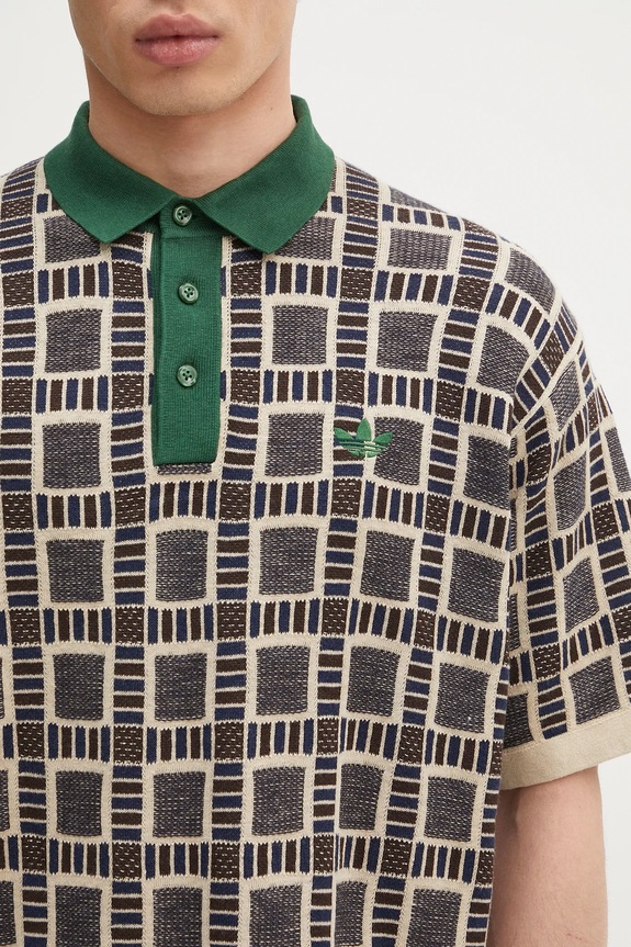adidas Originals polo shirt x Brain Dead Dead brown JN7151